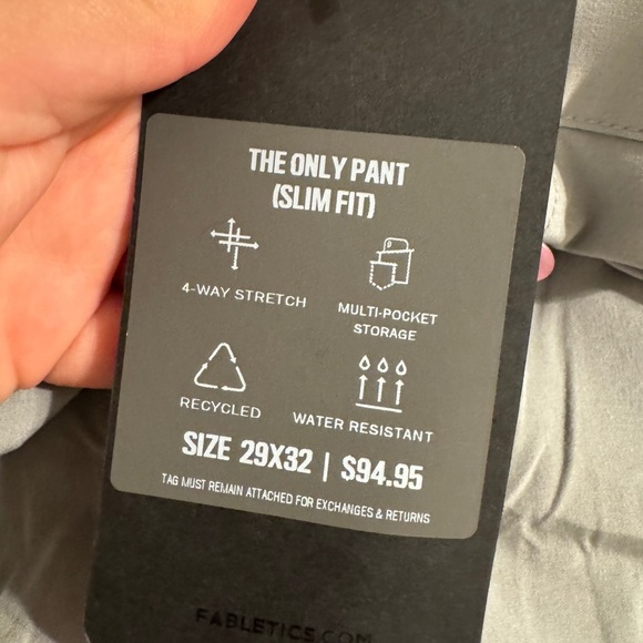 Fabletics The Only Pant (Slim Fit) Sz 29x32 - Picture 7 of 7